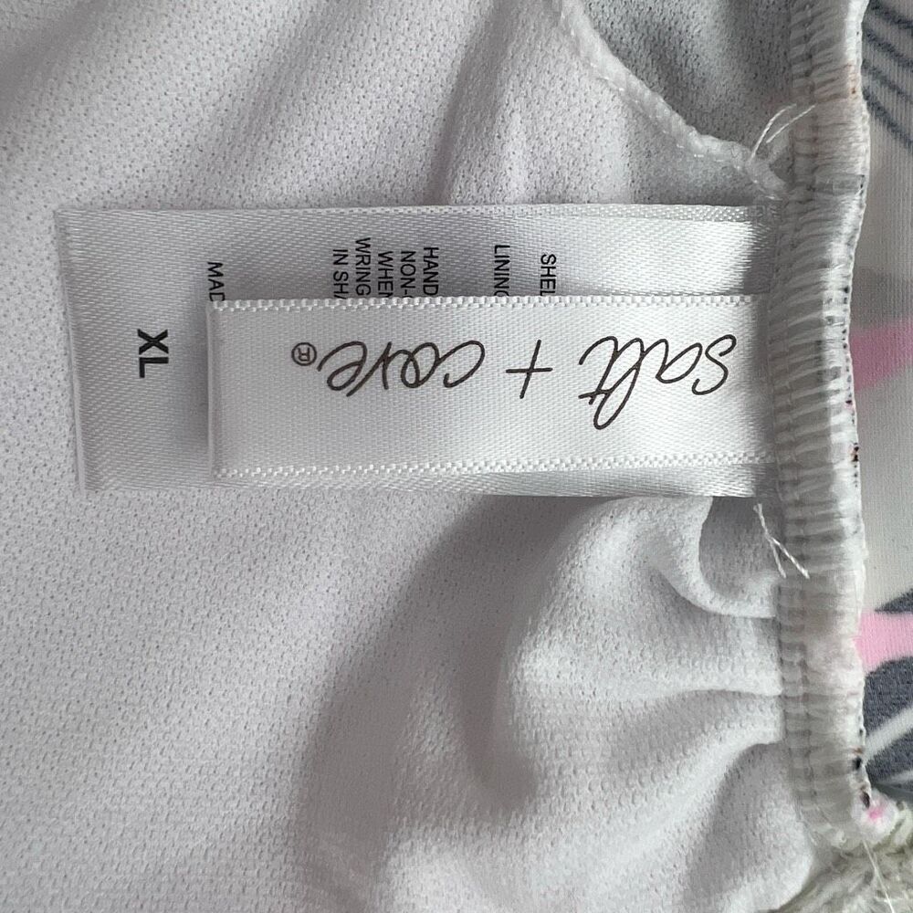 Salt + Cove Tropic Time V-Wire Tankini Top Tropical Print XL - Picture 13 of 14